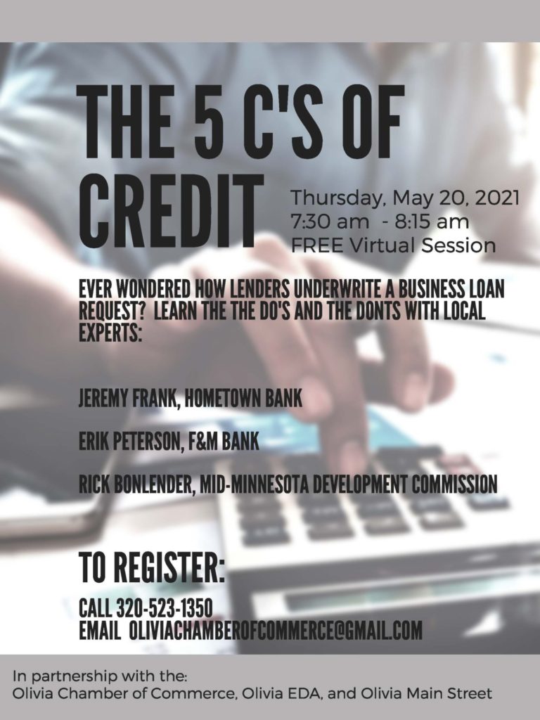 The 5 C's of Credit Flyer