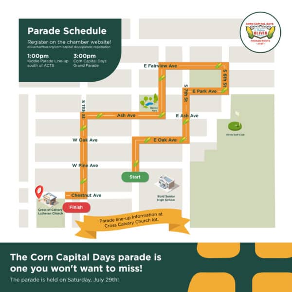 Parade Route Printable PDF